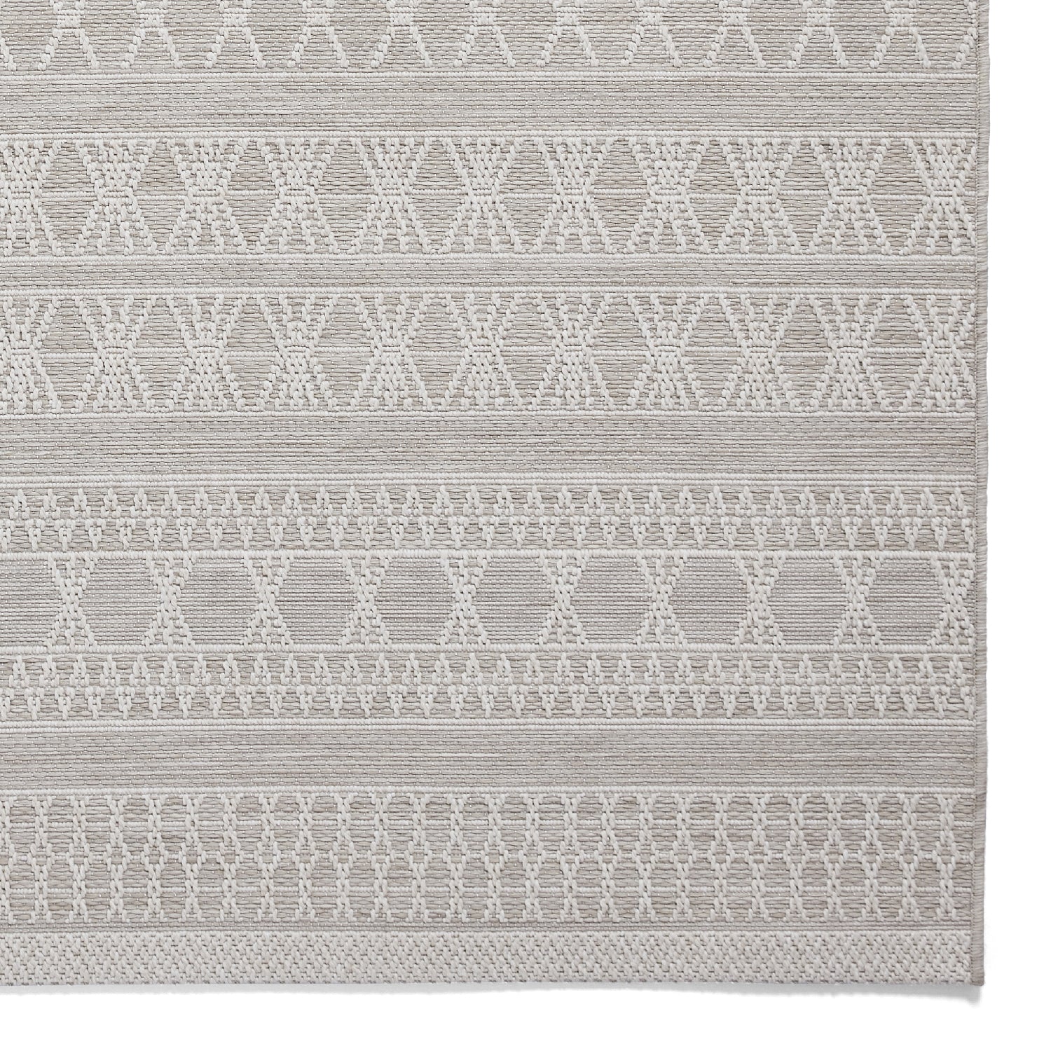 Coast Easy Clean Beige Moroccan Weatherproof Rug