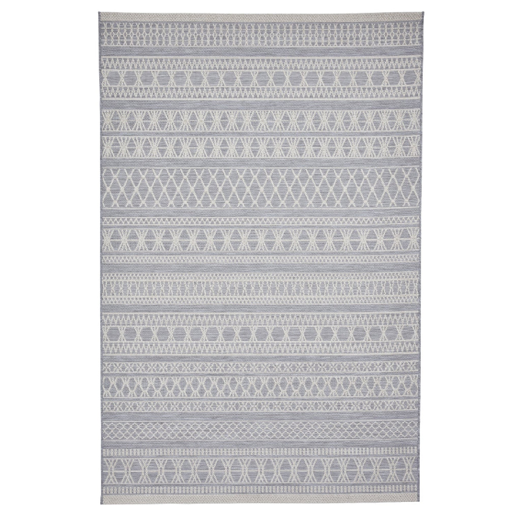 Coast Easy Clean Grey Moroccan Weatherproof Rug