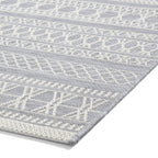 Coast Easy Clean Grey Moroccan Weatherproof Rug