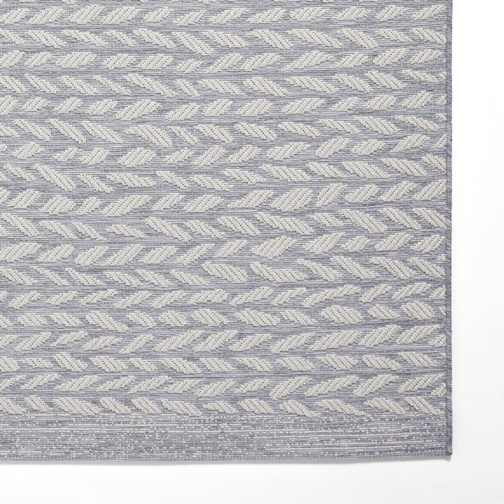 Coast Easy Clean Grey/Cream Weatherproof Rug
