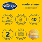 Silentnight Cooler Summer Pillow Pair (Soft/Medium)
