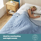 Silentnight Restore Blue Cooling Lightweight Blanket