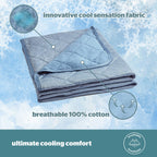 Silentnight Restore Blue Cooling Lightweight Blanket