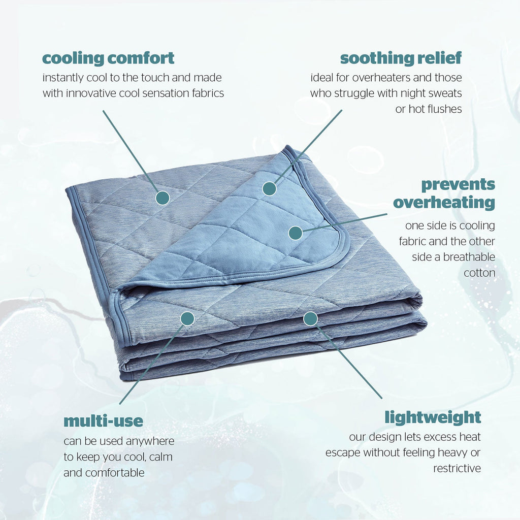 Silentnight Restore Blue Cooling Lightweight Blanket