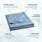 Silentnight Restore Blue Cooling Lightweight Blanket