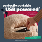 Silentnight Natural Cosy Cuddles USB Foot Warmer