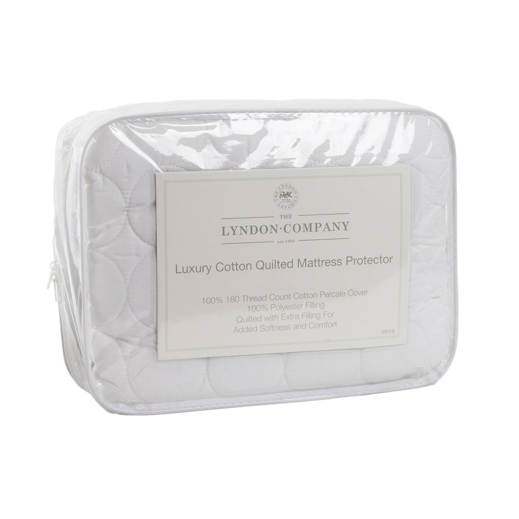 The Lyndon Company Luxury Cotton Quilted Mattress Protector