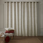 Laura Ashley Coulderton Natural Eyelet Curtain