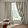 Laura Ashley Coulderton Natural Eyelet Curtain