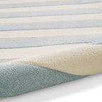 Catherine Lansfield Cove Stripe Blue Rug