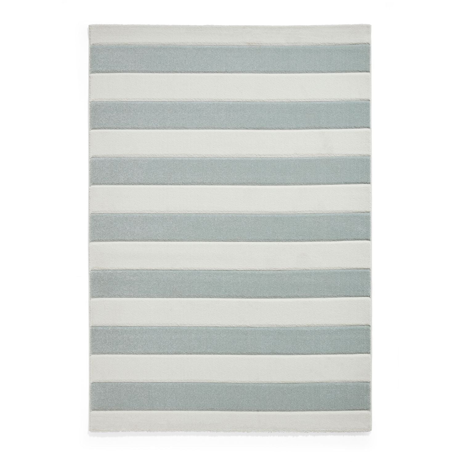 Catherine Lansfield Cove Stripe Sage Green Rug