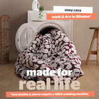 Silentnight Leaf Berry Coverless 10.5 Tog Duvet And Pillowcase