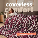 Silentnight Leaf Berry Coverless 10.5 Tog Duvet And Pillowcase