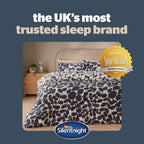Silentnight Leaf Navy Coverless 10.5 Tog Duvet And Pillowcase