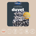 Silentnight Leaf Navy Coverless 10.5 Tog Duvet And Pillowcase