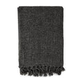 Darcy Charcoal Chenille Throw