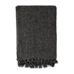 Darcy Charcoal Chenille Throw