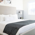 Darcy Charcoal Chenille Throw