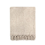 Darcy Dove Grey Chenille Throw