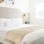 Darcy Natural Chenille Throw
