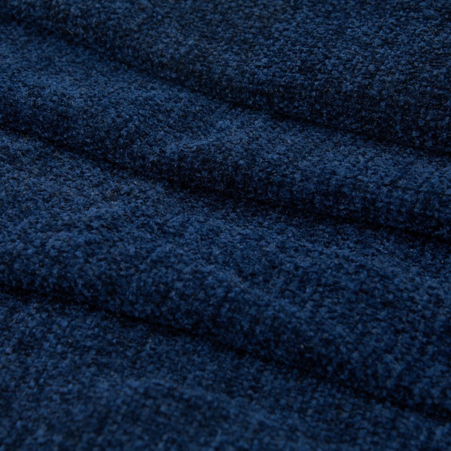 Darcy Navy Blue Chenille Throw