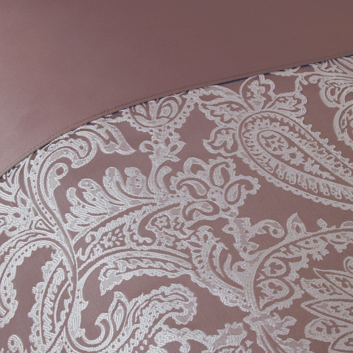 Duchess Blush Pink Embellished Jacquard Duvet Set