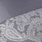 Duchess Silver Embellished Jacquard Duvet Set