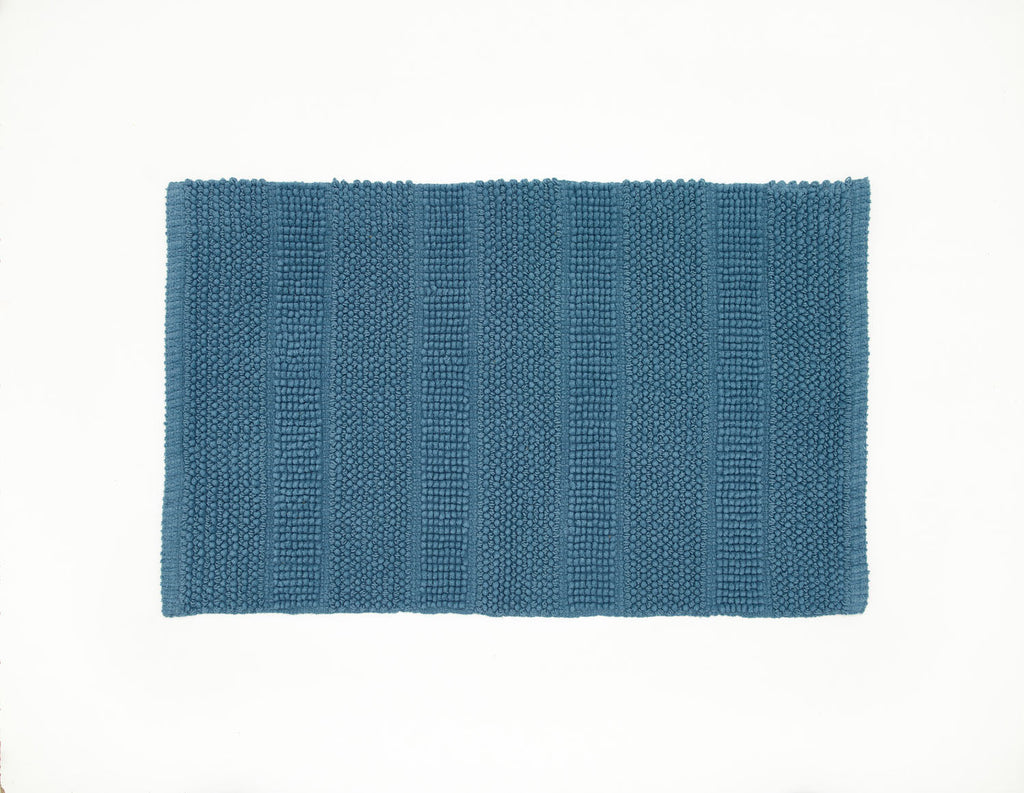 Deyongs Petrol Blue Romeo Bath Mat