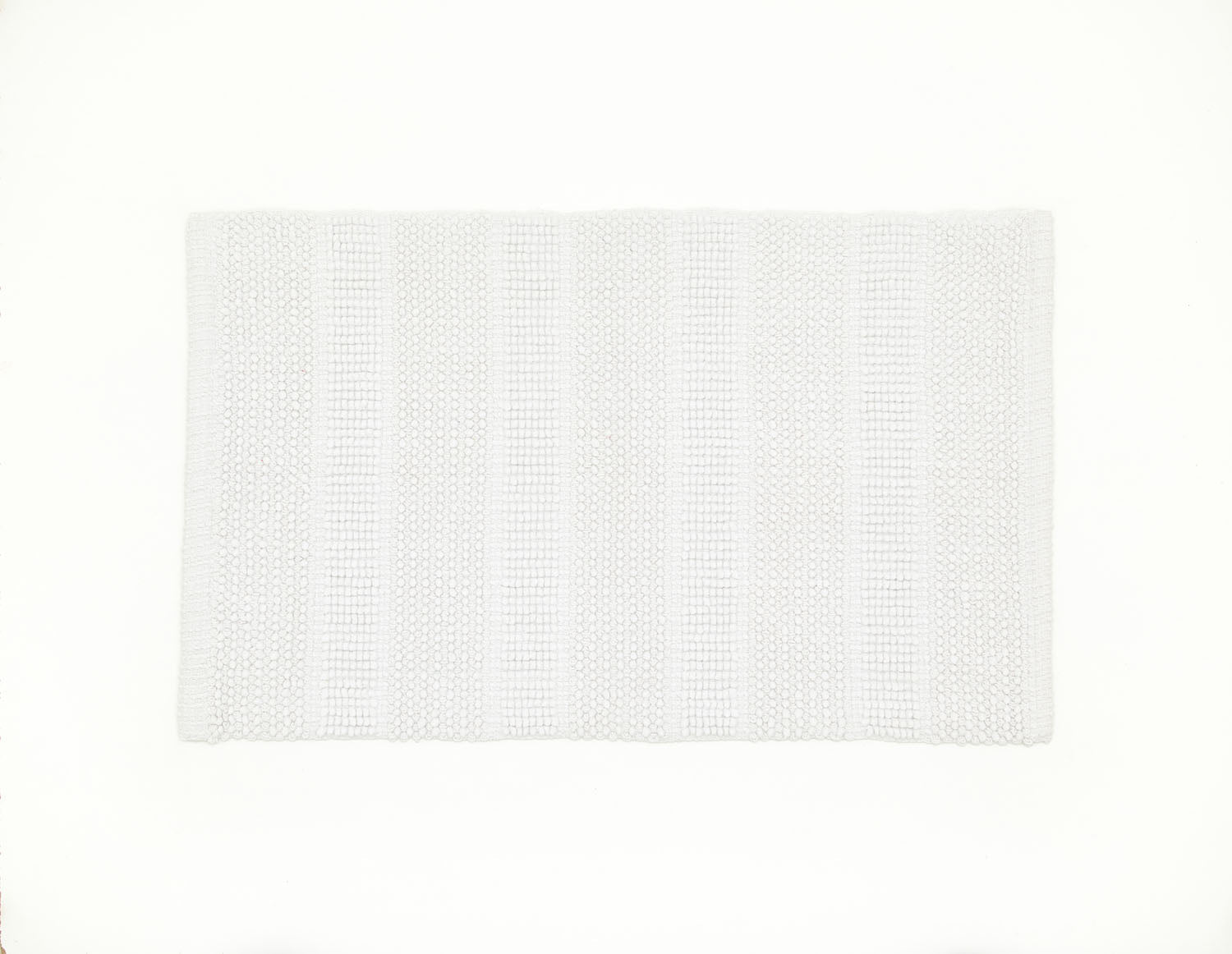 Deyongs White Romeo Bath Mat