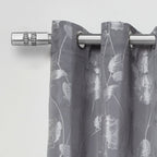 Chrome Diamante Extendable Curtain Pole