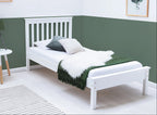 Disley Classic White Wooden Bed
