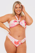 Floral Seamless Boomerang Bikini Bottom