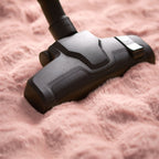 Deluxe Blush Pink Faux Rabbit Fur Room Rug
