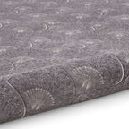 Catherine Lansfield Deco Peacock Grey Rug