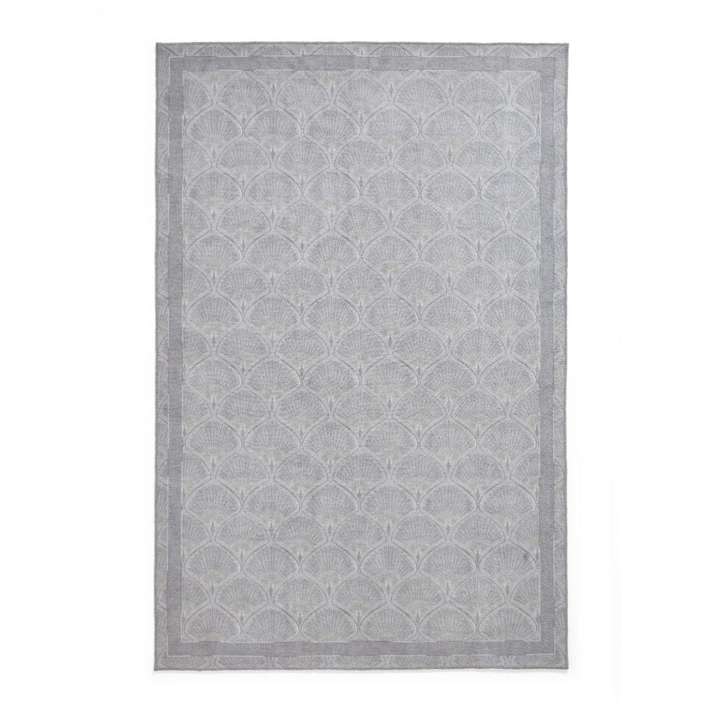 Catherine Lansfield Deco Peacock Silver Rug