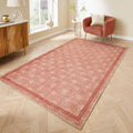 Catherine Lansfield Deco Peacock Terracotta Rug