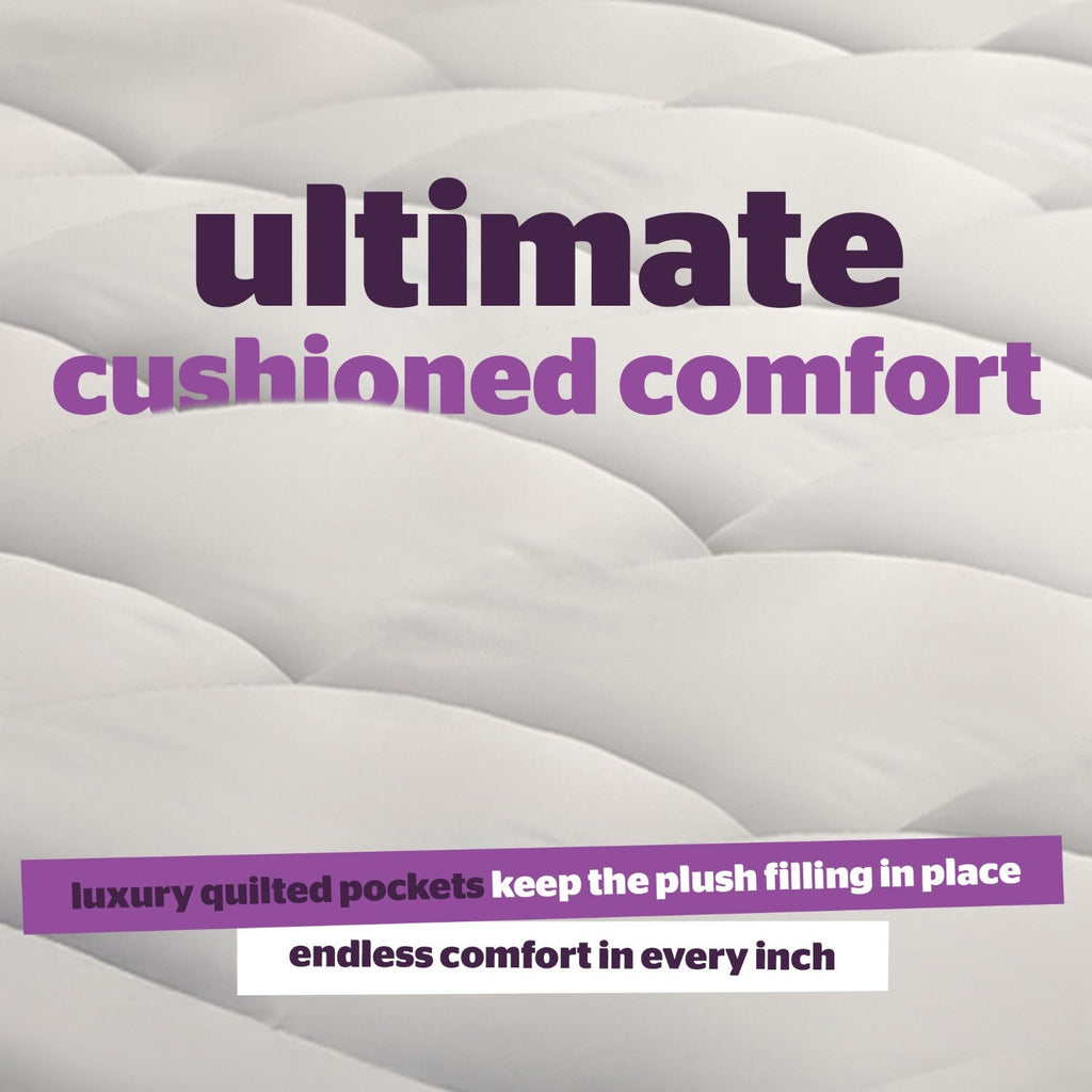 Silentnight White Deep Sleep Ultimate 1000 Mattress Topper