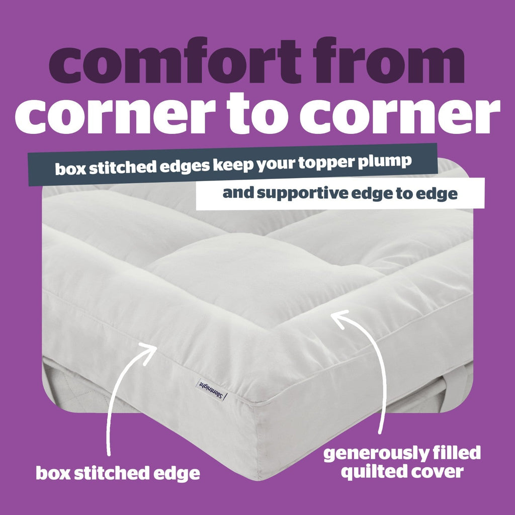 Silentnight White Deep Sleep Ultimate 1000 Mattress Topper