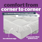 Silentnight White Deep Sleep Ultimate 1000 Mattress Topper