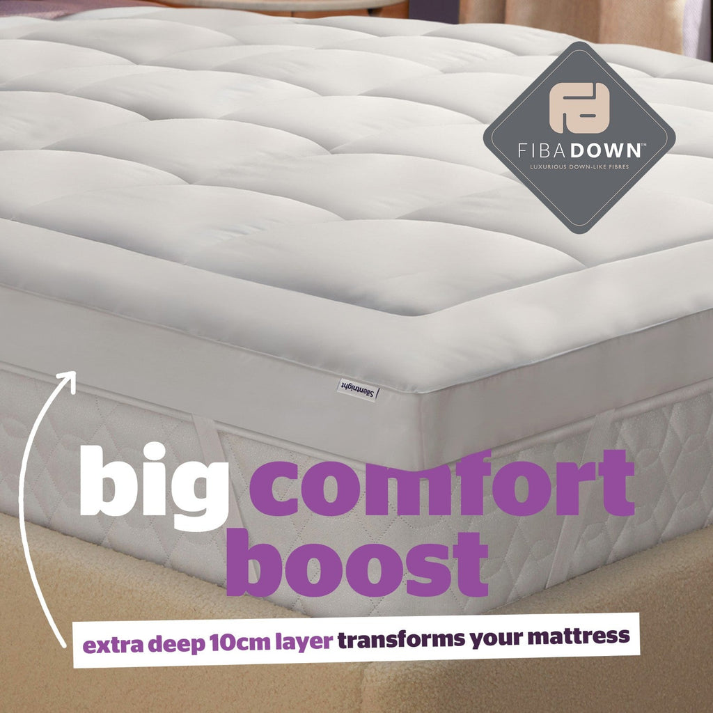 Silentnight White Deep Sleep Ultimate 1000 Mattress Topper