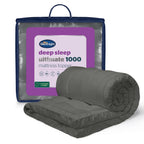 Silentnight Charcoal Deep Sleep Ultimate 1000 Mattress Topper