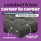 Silentnight Charcoal Deep Sleep Ultimate 1000 Mattress Topper
