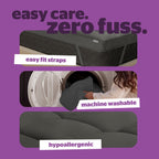 Silentnight Charcoal Deep Sleep Ultimate 1000 Mattress Topper
