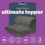 Silentnight Charcoal Deep Sleep Ultimate 1000 Mattress Topper