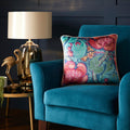 Laurence Llewelyn-Bowen Down the Dilly Blue Velvet Cushion (43cm x 43cm)