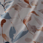 Anya Blue Leaf Reversible Duvet Set