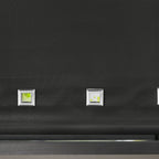 Black Square Eyelet Roller Blind