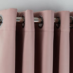 Cali Blush Pink Thermal Eyelet Curtains