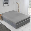 Egyptian Cotton Grey 200 Thread Count Luxury Fitted Sheet