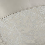 Eden Cream Embellished Jacquard Duvet Set